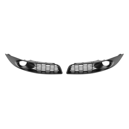 Solid Spare Black For Chevrolet Impala 2006-2013 Fog Light Bezels Grille Covers Left + Right