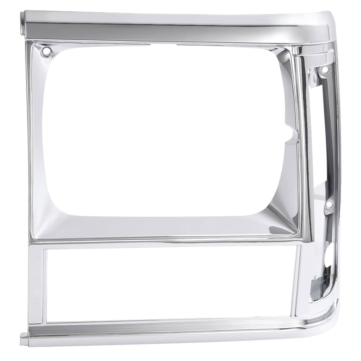 Solid Spare Chrome Left Headlight Door Bezel Trim For Jeep Cherokee 1991-1996 Comanche 91-92
