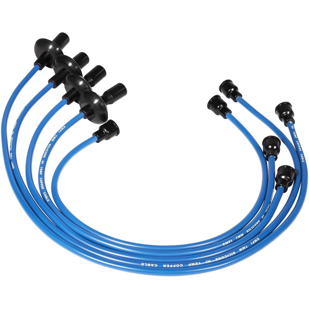 Solid Spare 9407 Blue Ignition Spark Plug Wire Set for Vw Dune Buggy Bug Beetle GHIA Thing