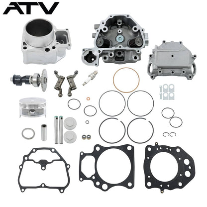 Solidspare For Honda Rancher TRX420 ATV Cylinder Head & Cover Cylinder Rebuild Kit Camshaft