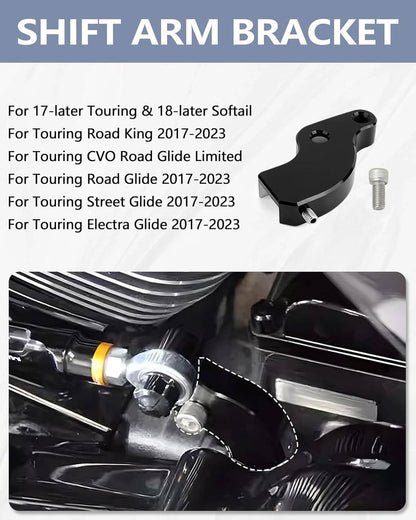 Solidspare Motorcycle EZ Shift Neutral Gear Assist Bracket for Harley M8 2018-2025 Touring