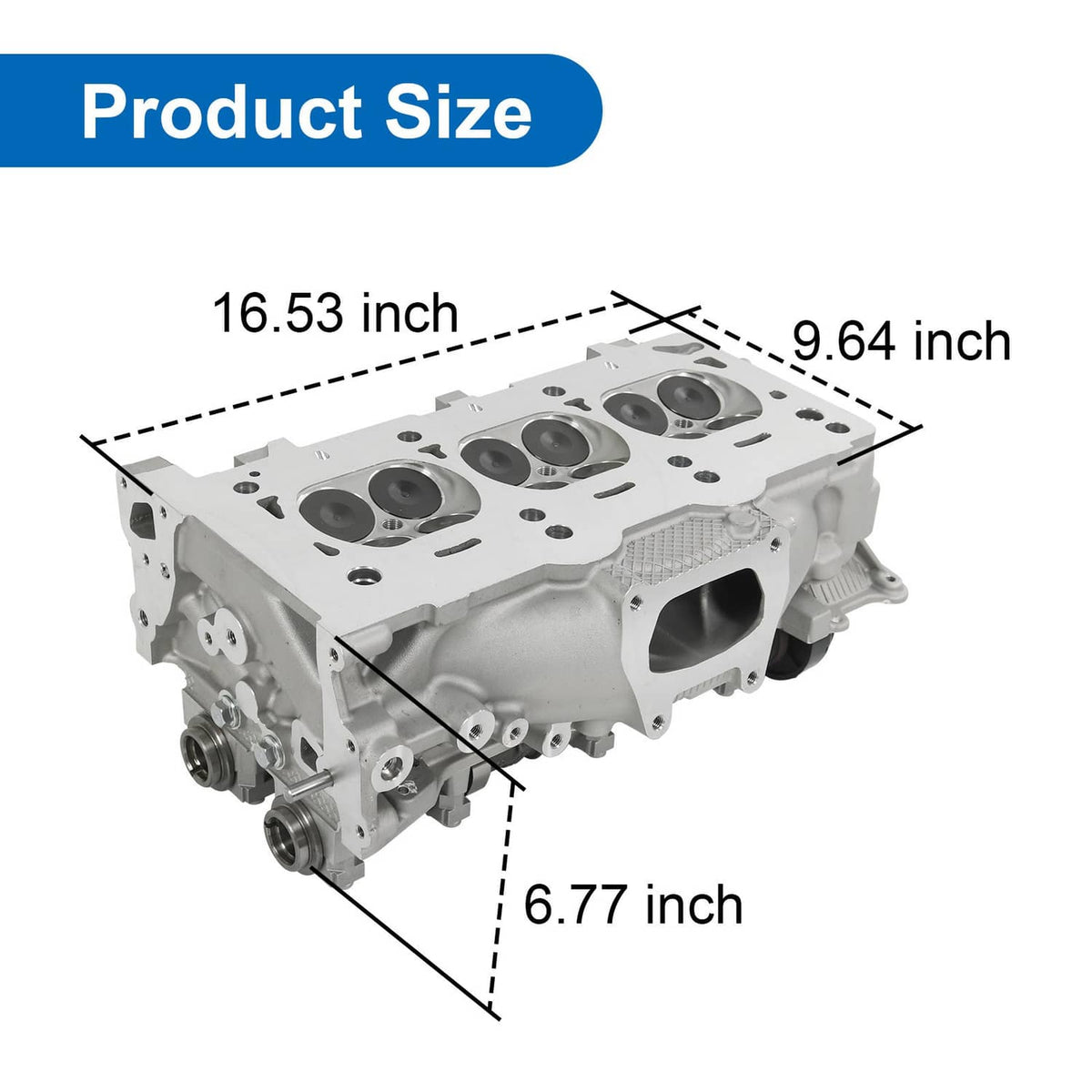 Solidspare Driver & Passenger Side Cylinder Head Assembly Pair For Dodge Chrysler Jeep 3.6L