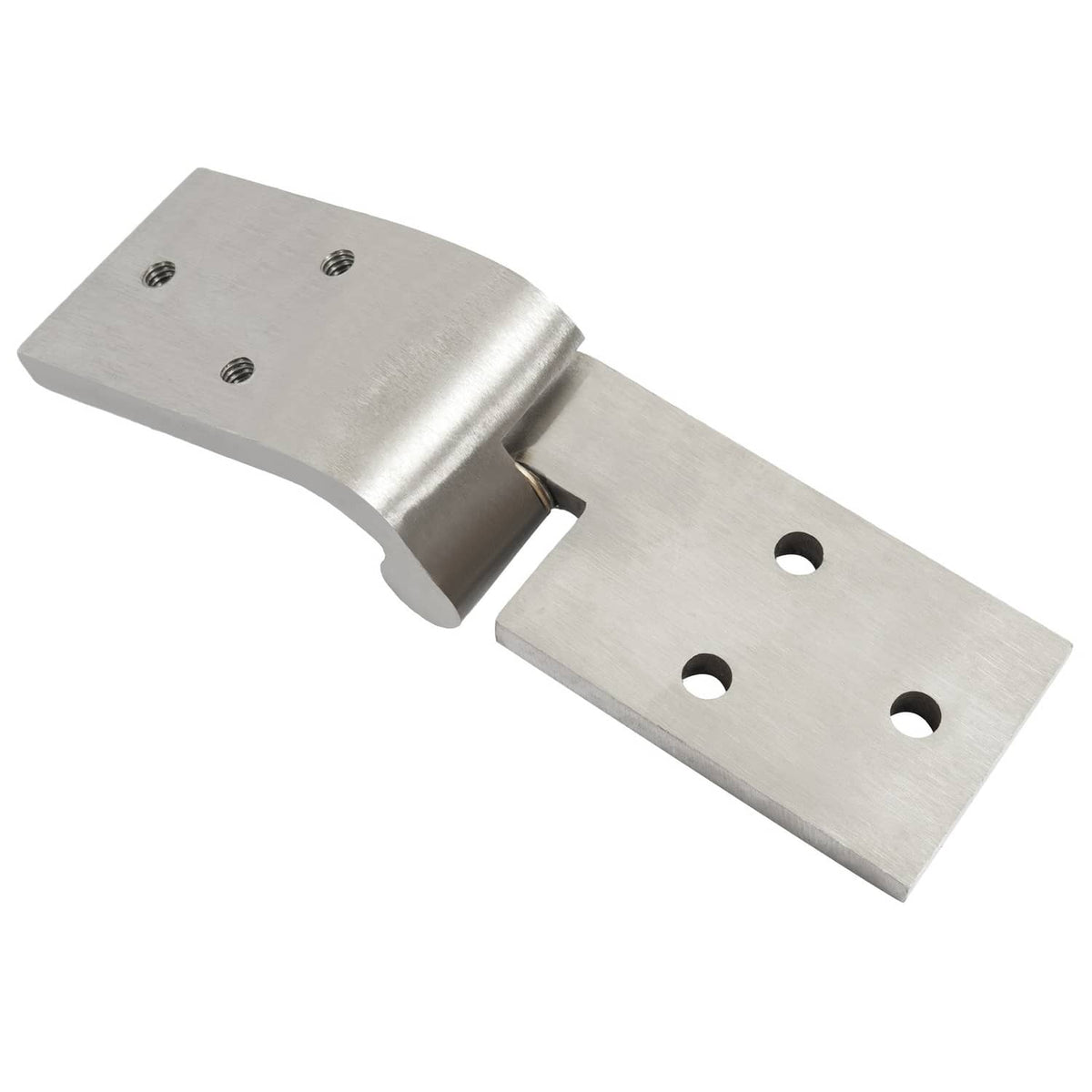 Solid Spare Door Hinges Fit 1966-1977 Early Ford Bronco Silvery 304 Stainless Steel LH&RH