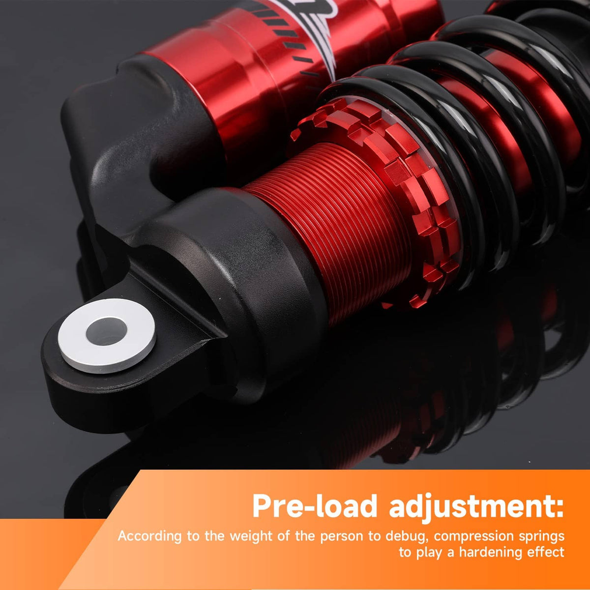Solidspare 327mm Front Shocks For Honda Sportrax TRX300EX 1993-08 FourTrax TRX300 1988-00