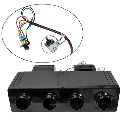 Solidspare 12V Electric Cool & Heat Universal Underdash Air Conditioner DC Auto Car A/C 63A