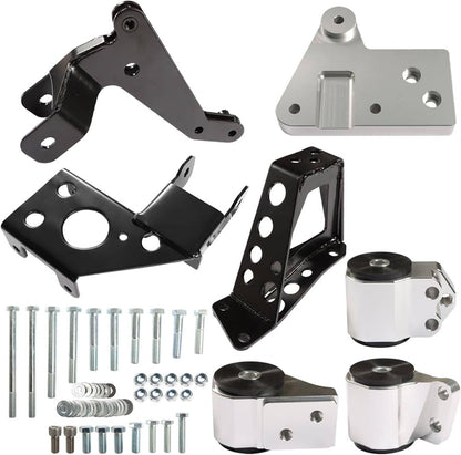 Solidspare Engine Mount Bracket for Honda Civic 92-95 EG K-Swap K20 K24 K-Series DC2 EG6 DC