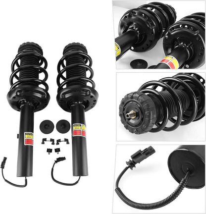 Solidspare 2Pcs Front Suspension Strut shocks w/ Electric for 13-19 Cadillac XTS 84677093