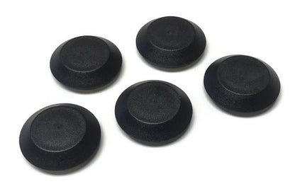 (5) 9/16" Inch Black Plastic FLUSH MOUNT HOLE PLUG - Sheet Metal Auto Body Panel