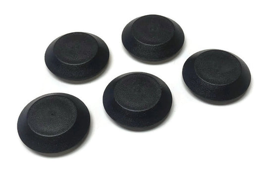 Solid Spare (5) 9/16" Inch Black Plastic FLUSH MOUNT HOLE PLUG - Sheet Metal Auto Body Panel