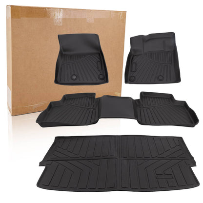 Solidspare Floor Mats Trunk Cargo Liner for 2021-2026 Nissan Rogue TPE All Weather Liners