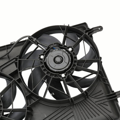 Solidspare Dual Radiator Cooling Fan Fits For 07-2017 GMC Acadia 2009-17 Chevrolet Traverse