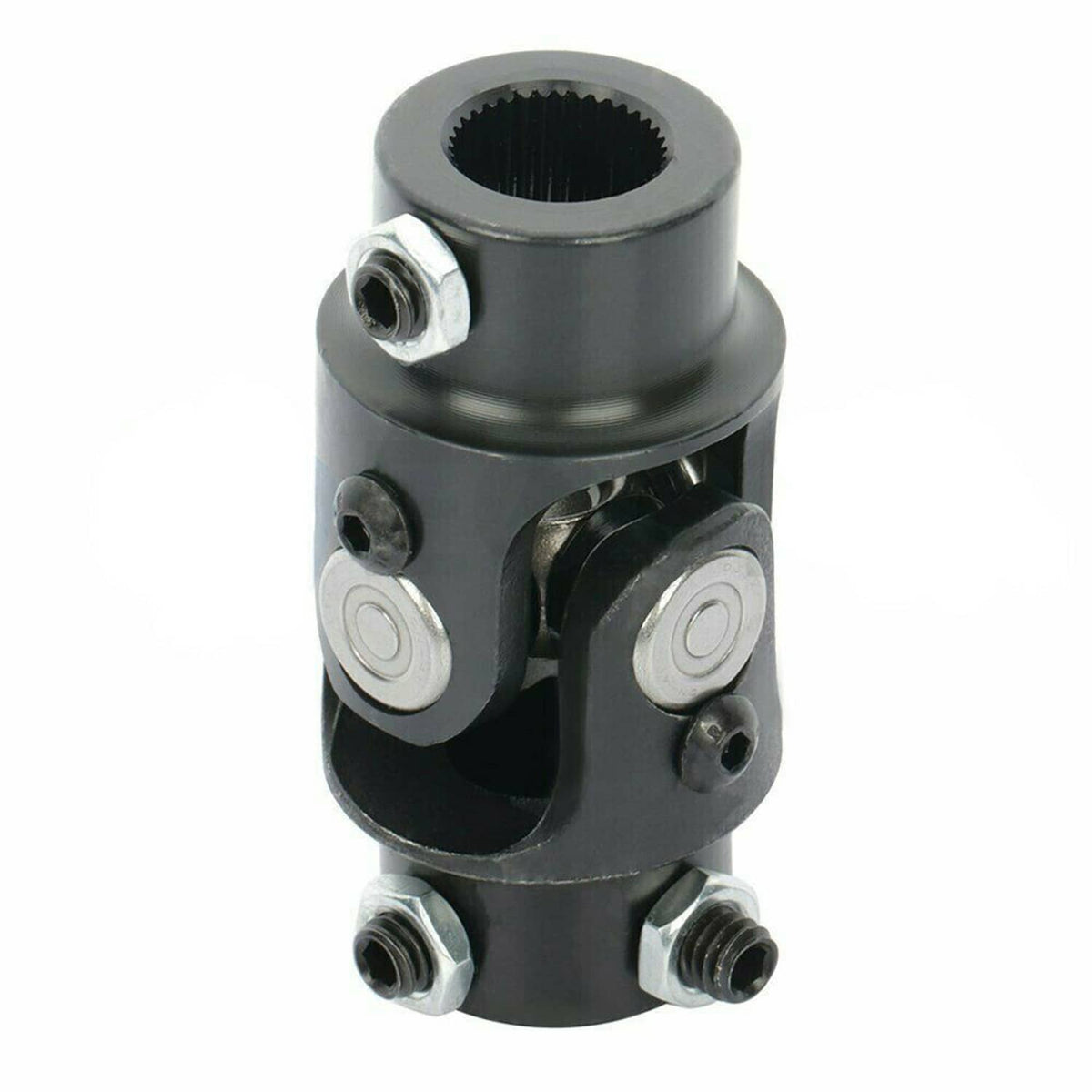 Solidspare New 3/4" DD X 3/4" DD Universal Steering Black Single U-Joint Shaft US