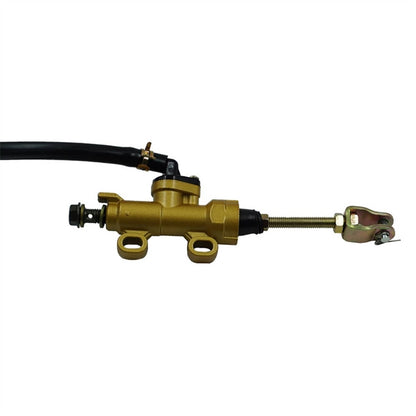 Solidspare SILVER Rear Brake Master Cylinder Pump For Motorcycle Go Kart ATV Dirt Pit Bike