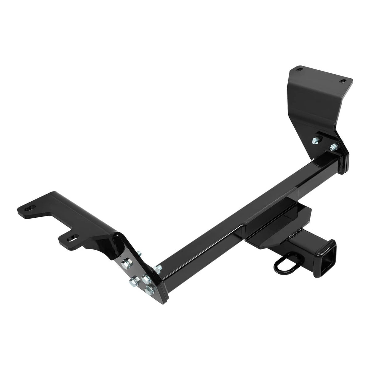 Solid Spare Class 3 Trailer Hitch Receiver 2" For Nissan Kicks 2018-2024 Black Powder Coated