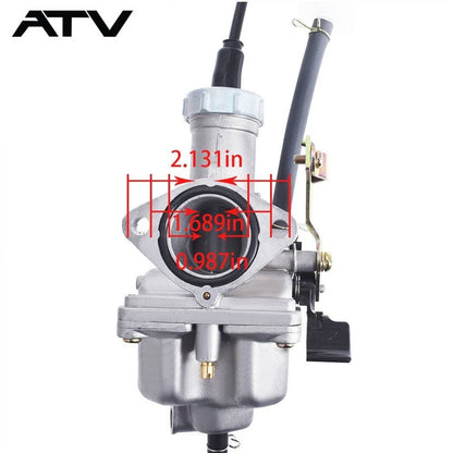 Solidspare Carburetor W/ Throttle Cable Fits For Honda Sportrax 250 TRX250 TRX250EX