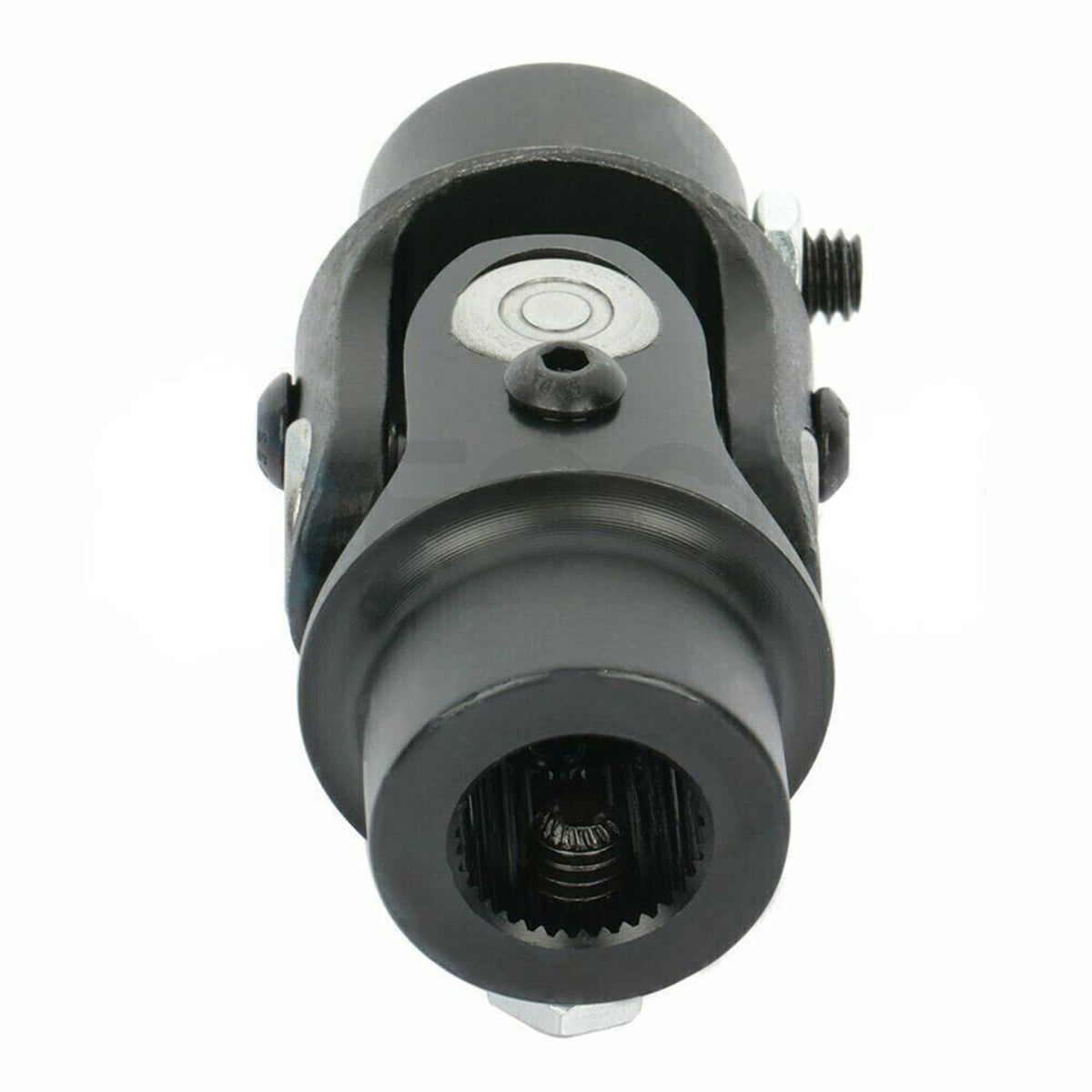 Solidspare New Universal Steering Black Single U-Joint Shaft 3/4" DD X 3/4" DD