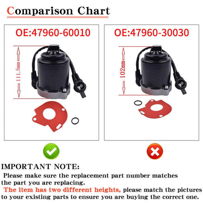 Solidspare ABS Brake Booster Pump Motor Rebuilt for Toyota 4Runner Lexus GS300 4721060110