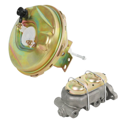 Solidspare Body Disc Brake Conversion Kit 9" Booster Drilled Rotors For 1964-72 GM A, F, X