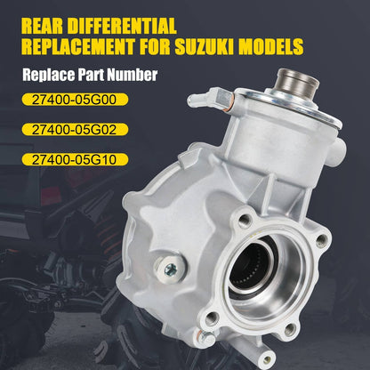 Solidspare Rear Differential 27400-05G10 For Suzuki LTZ250 LT-Z250 Quadsport 250 2004-2009