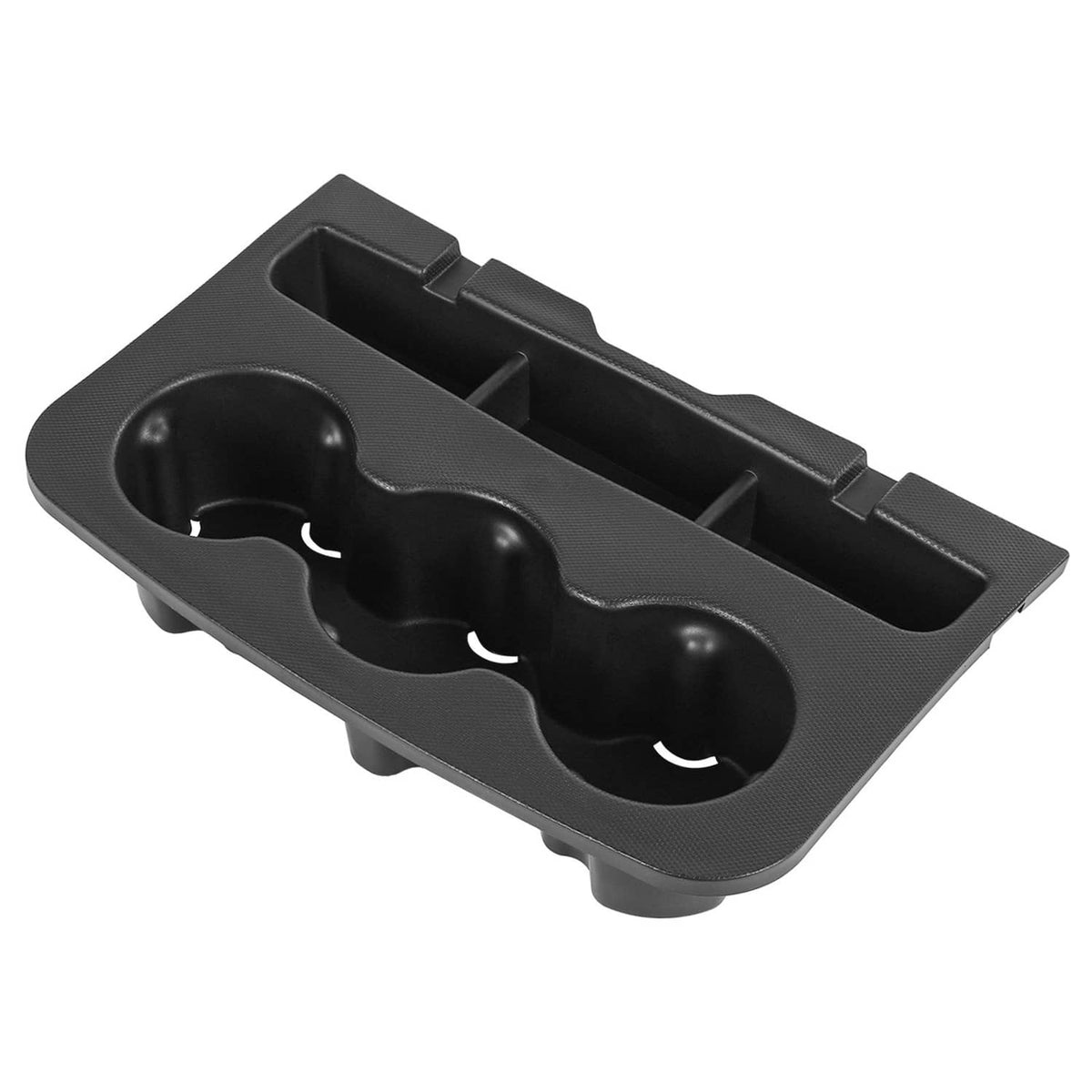 Solidspare 23362989 Front Seat Cup Holder Liner Holds 3 Cups For 2015-2018 Silverado Sierra