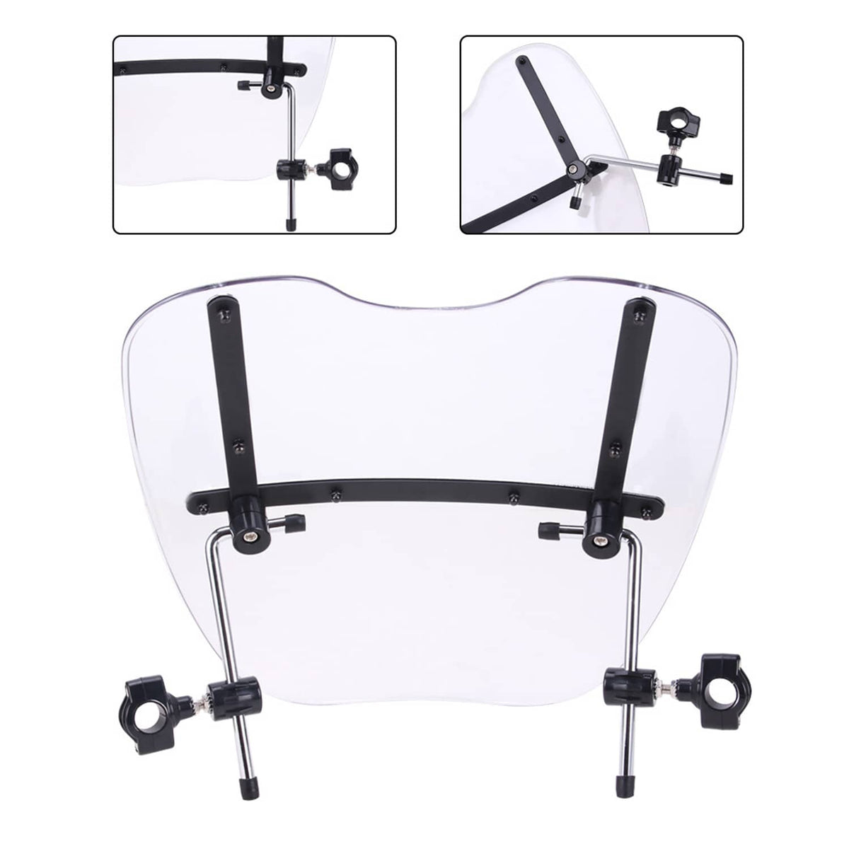 Solidspare For Harley Sportster Heritage Softail Fatboy Classic Honda Detachable Windshield