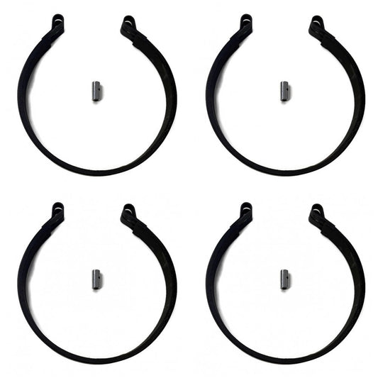 Solid Spare (4) 6" BRAKE BAND and PIN for Yerf-Dog Yerfdog 3203, 3204, 3205, 3208 Go Kart