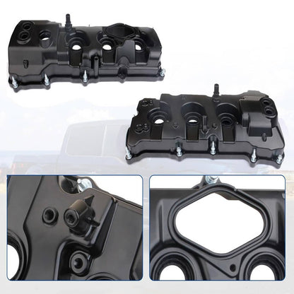 Solidspare 2x Aluminum Engine Valve Cover Kit For Ford F-150 3.5L V6 2013-2016 BL3Z-6582-H