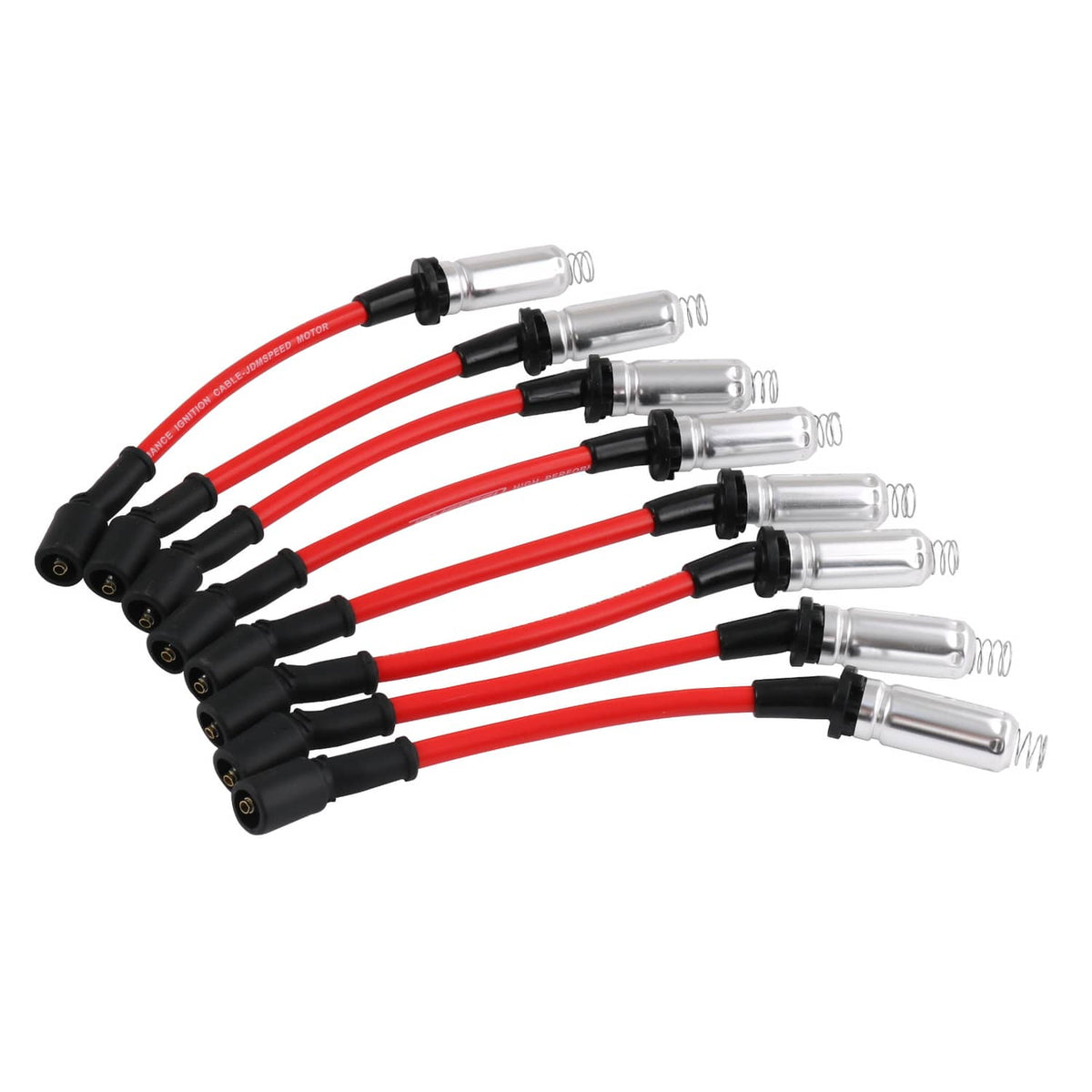 Solidspare 41-110 Iridium Spark Plugs & 48322 Spark Plug Wires For Chevy 5.3 6.0 6.2L