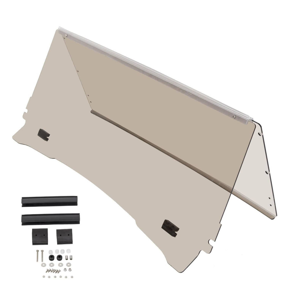 Solidspare For 1994-2013 2014 EZGO TXT Medalist Golf Cart Flip Tinted Windshield Windscreen