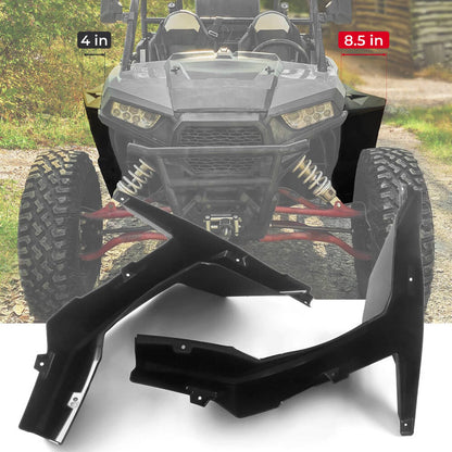 Solidspare Wide Front Fender Flares For 2014-2023 Polaris RZR XP 4 1000 S Turbo S 2881985