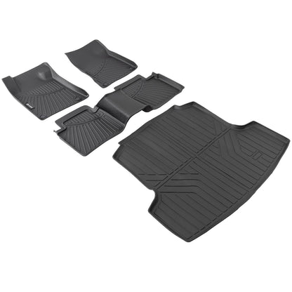 Solidspare TPE Floor Mats Liners & Trunk Cargo Liner 4Pcs/Set For Nissan Altima 2019-2025