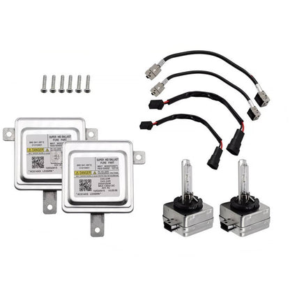 Solidspare 2Pcs Xenon HID Headlight Ballast Control Unit & D3S Bulb For Audi &VW 8K0941597E