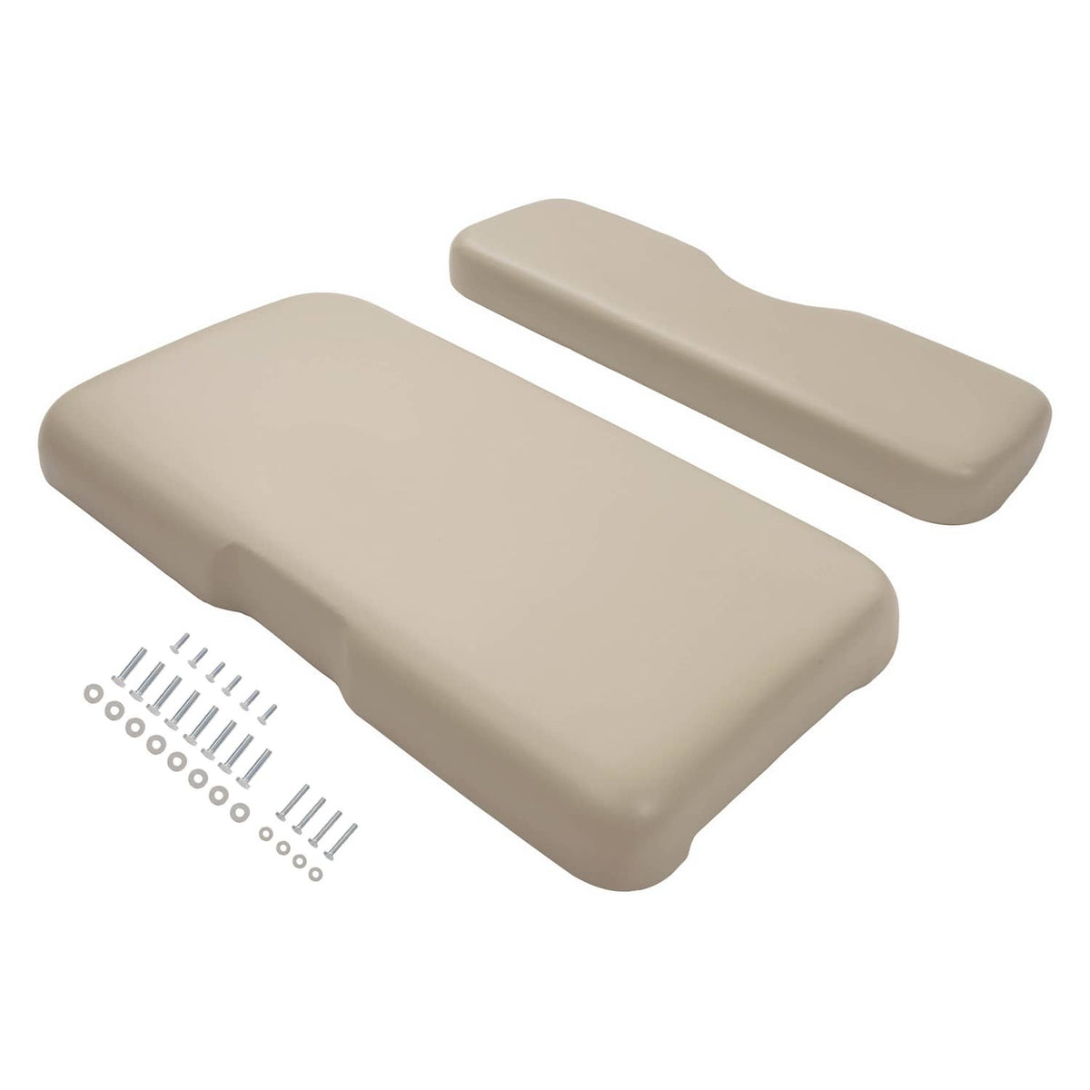 Solidspare For EZGO RXV 2008-Up Models Stone Golf Cart Front Seat Cushion Bottom Backrest