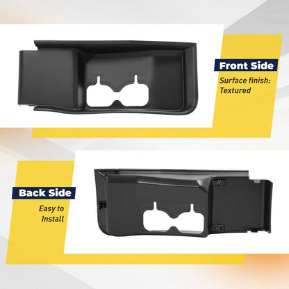 Solid Spare For Ford F250 F350 F450 F550 Super Duty Short 2020-22 Tow Hook Cover Bezel LH,RH