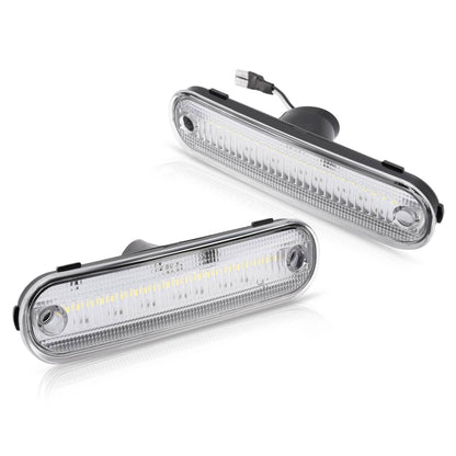 Solid Spare Clear Front + Rear LED Side Marker Light For Mazda Miata MX-5 1990-2005 4PCS NEW