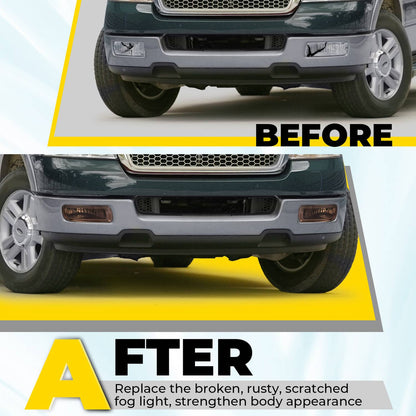 Solid Spare For Ford F150 2004-2005 2006/ 2006 Lincoln Mark LT Bumper Fog Light W/Bulb LH&RH