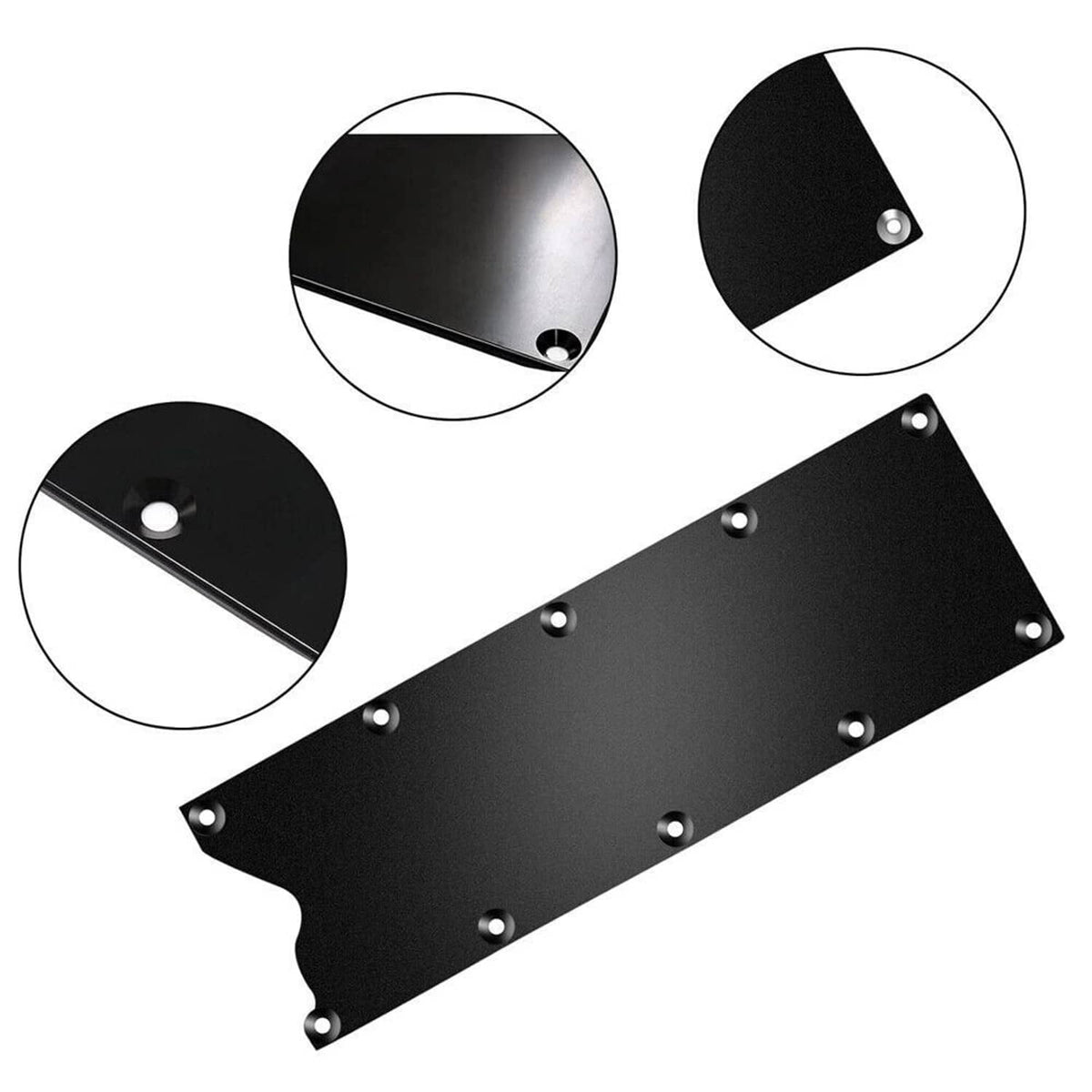 Solidspare For LS Gen 3 Billet LS1 LS2 LS3 LS7 Valley Pan Cover Plate (Knock Sensor Delete)