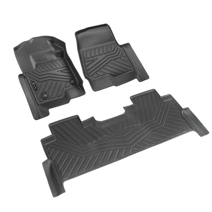 Solidspare TPE Floor Mats For 2017-2026 Ford F250 F350 F450 F550 Super Duty Crew Cab Only