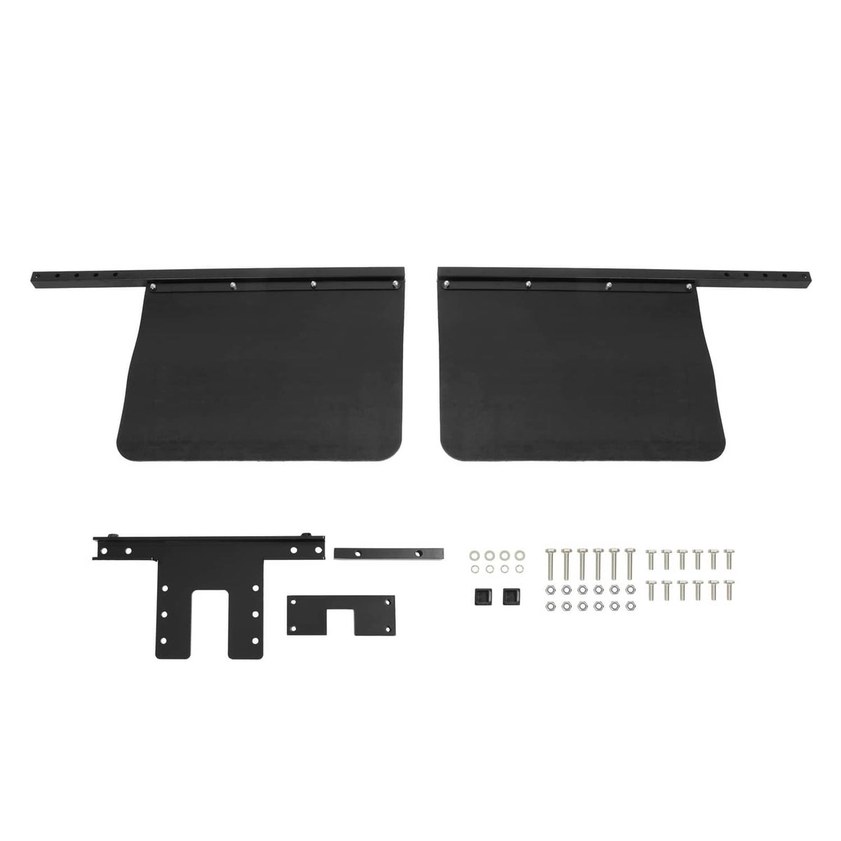 Solid Spare 24x18" Truck Hitch Mount Mud Flap Fit 2" Hitch Receivers Easy to Install Remove