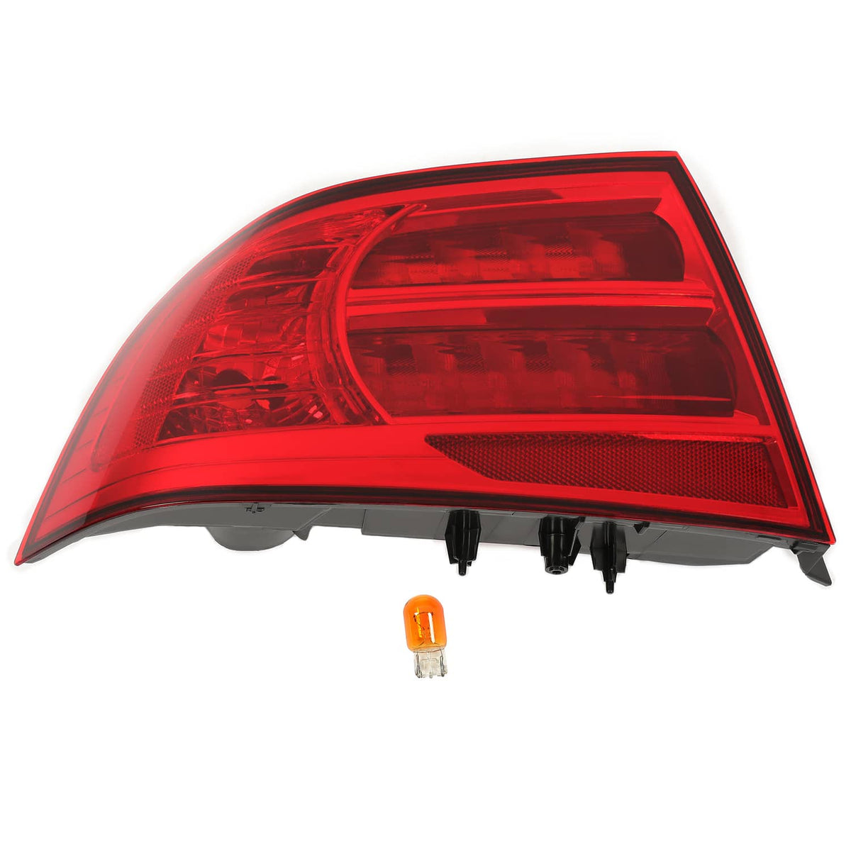 Solid Spare Driver Left Side Tail Light Assembly Rear Brake Lamp For Acura TL 2004-2008