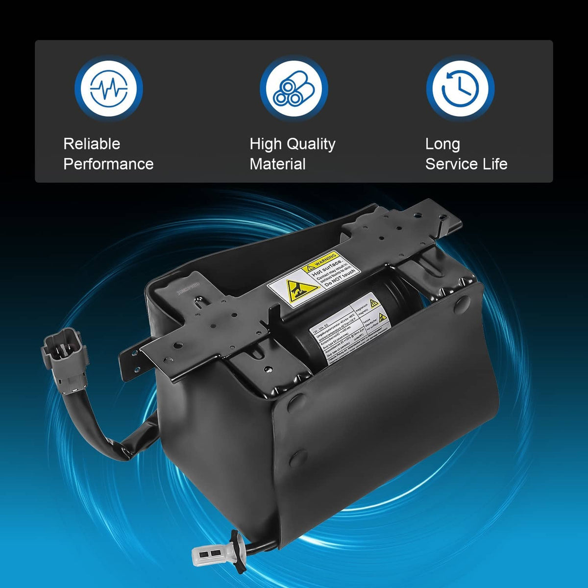 Solidspare Air Ride Suspension Compressor Pump For Infiniti QX56 04-10 Nissan Armada 05-15