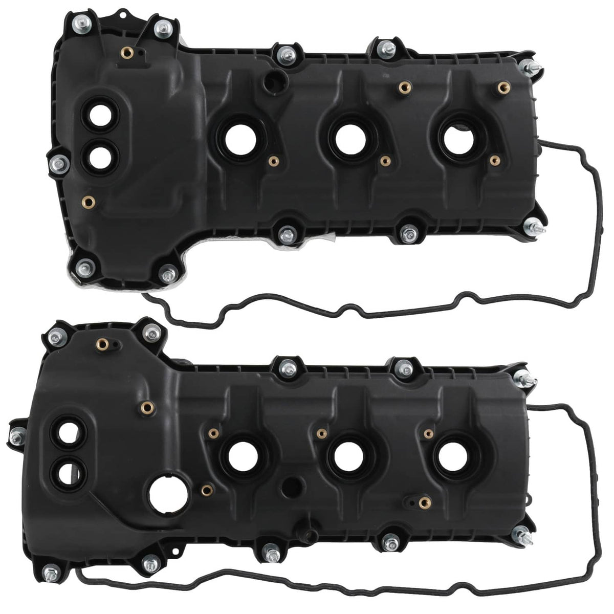 Solidspare 2x Left & Right Engine Valve Cover For Ford F-150 Explorer Taurus DOHC 3.5L 3.7L