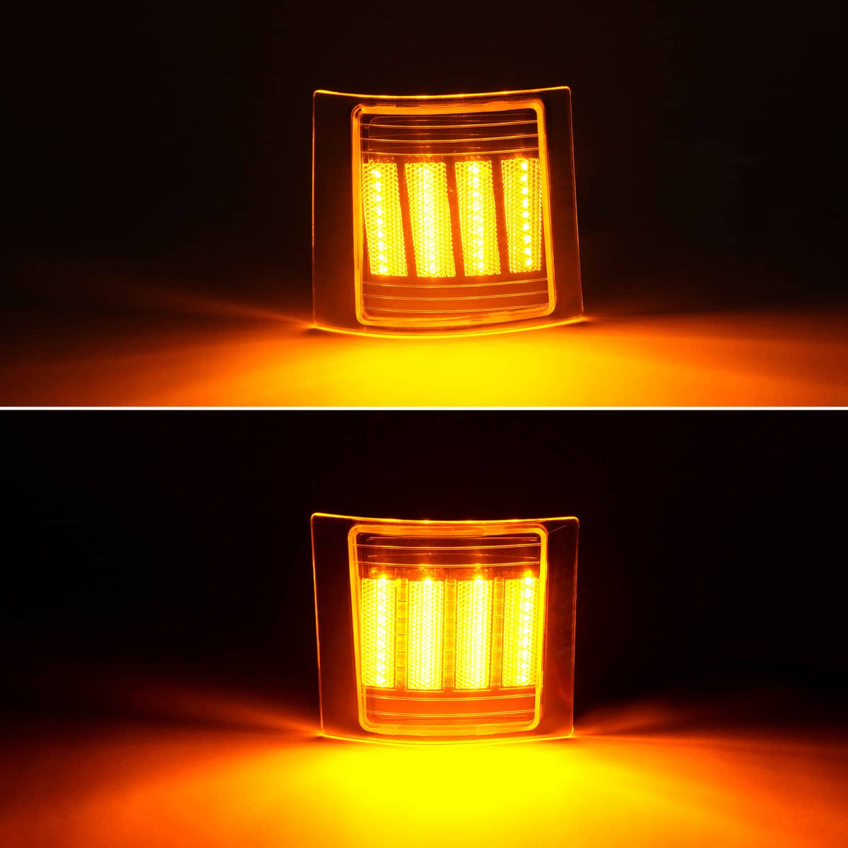 Solid Spare For Chevy C/K 1500 2500 3500 94-98 LED Sequential Corner Side Marker Lights Set