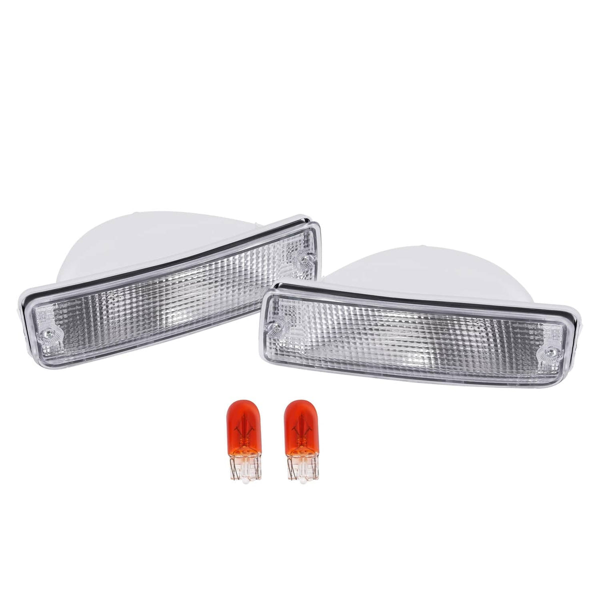 Solid Spare 2X Clear Signal Bumper Lights For Toyota Pick-Up Truck 2WD 92-95 #8152089134