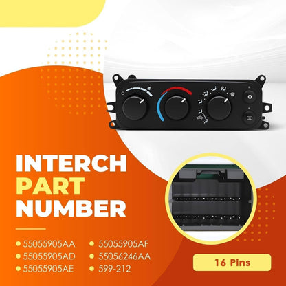 Solidspare A/C Heater Climate Control Module 599-212 For 2002-2005 Dodge Ram 1500 2500 3500