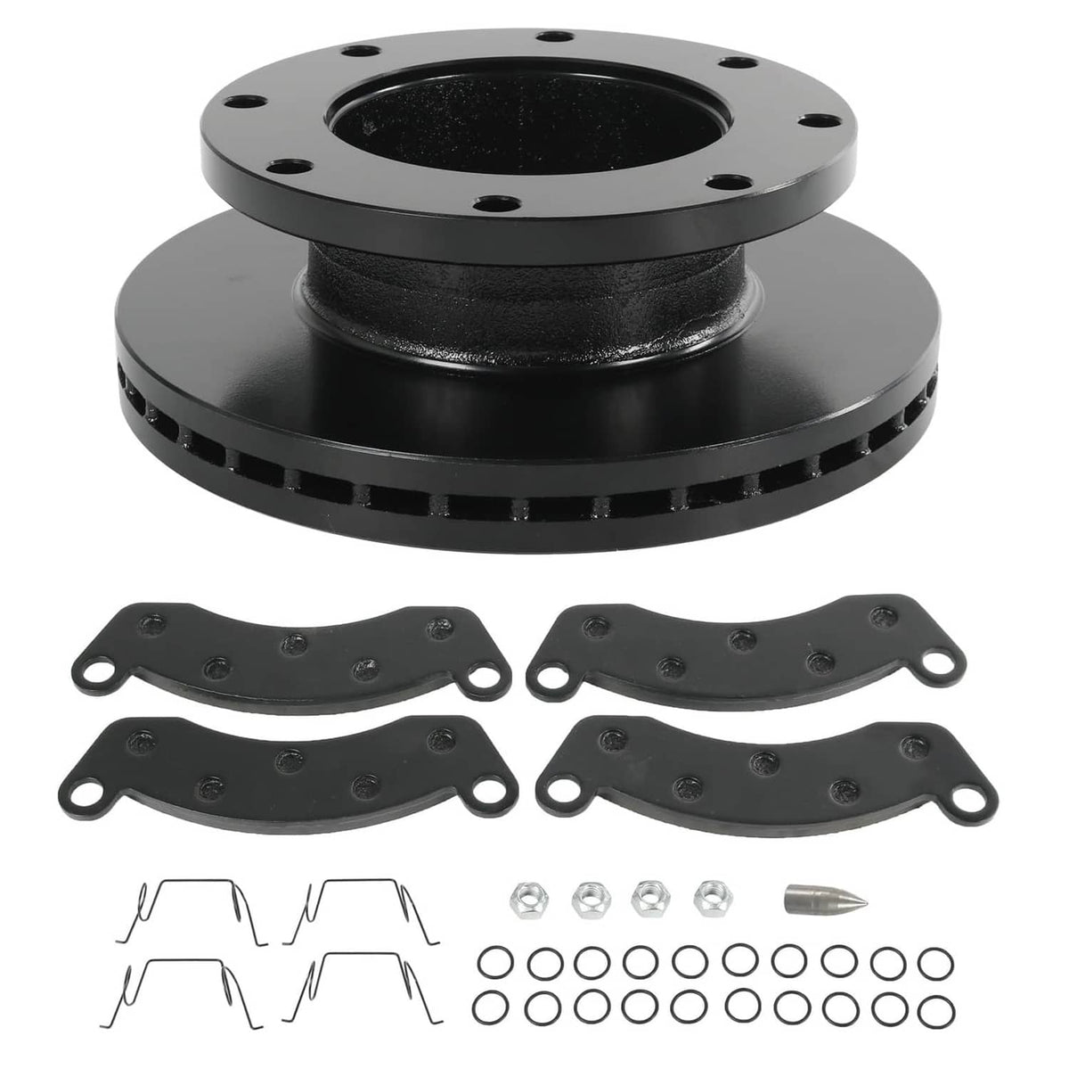 Solidspare Trailer Brake Rotor & Pads 070-006-01, K71-180-00 For Dexter 10K-12K Hydraulic