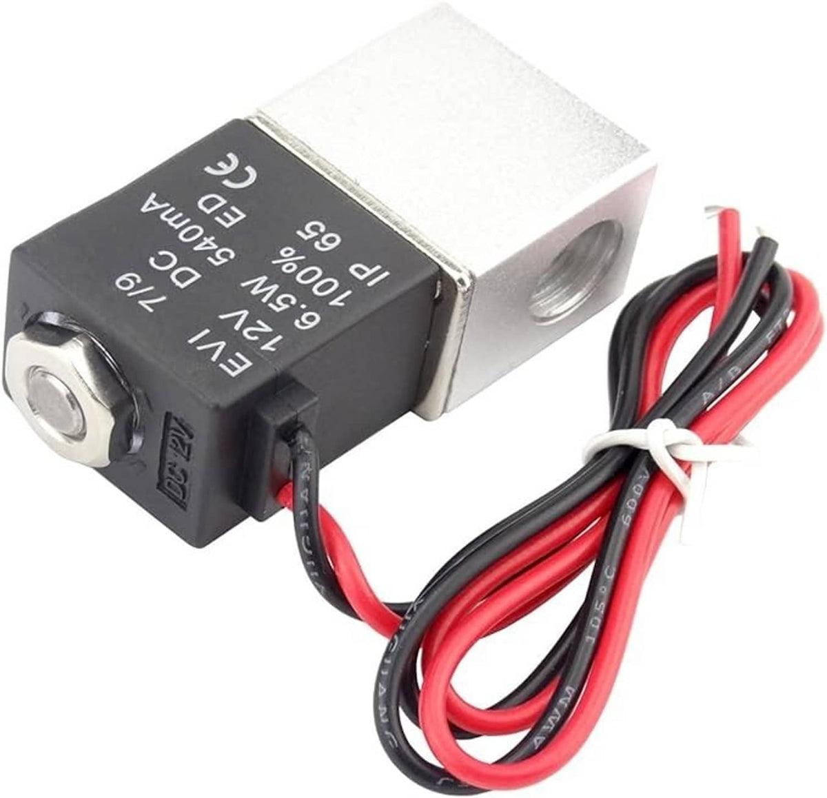 Solid Spare 2PCS 1/4" Fast Response Electric Solenoid Valve Air Water DC 12V Normally Closed