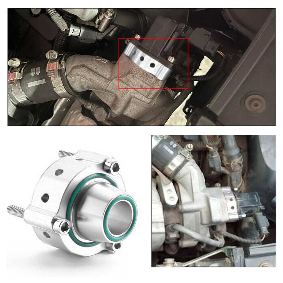 Solidspare Blow Off Valve Spacer Fit For VW Golf Jetta Tiguan 2.0T TSI TFSI Audi A3 A4 Q3