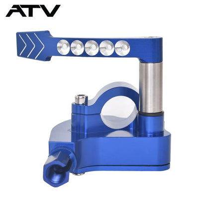 Solidspare Generic Billet Thumb Throttle Assy For Yamaha YFZ450 YFZ450R Raptor YFM 700 Blue