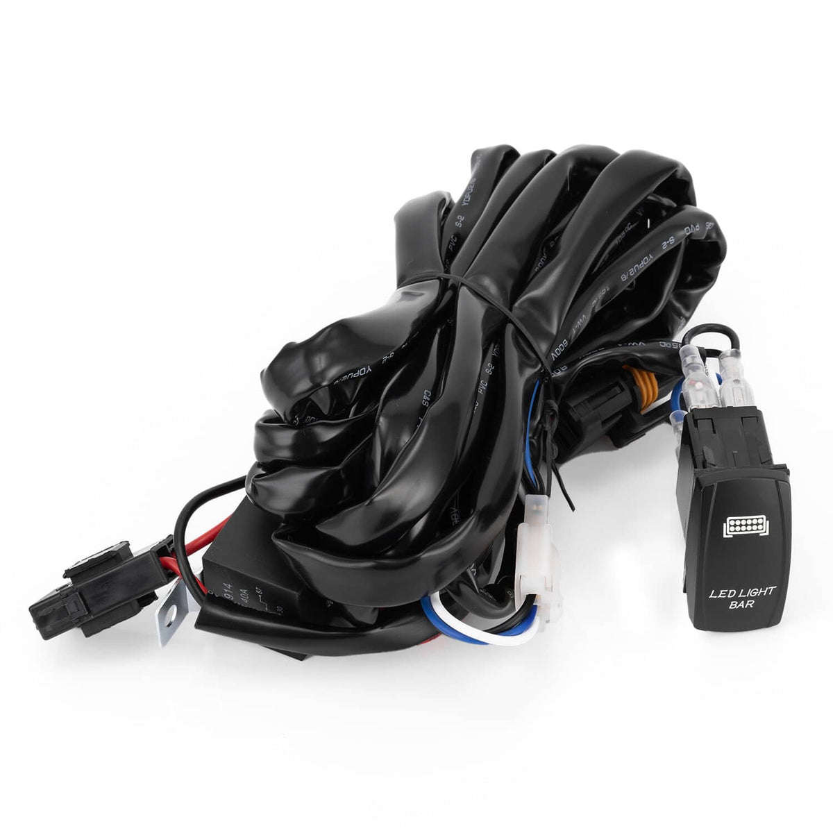 Solidspare NEW Light Bar Wiring Harness Rocker Switch For 2019-2024 Polaris Ranger XP 1000